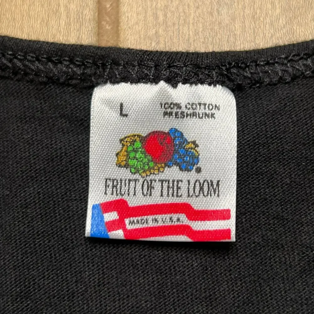 Vintage 90s Hot August Nights Reno Men's Tank Top Black Sz L - Picture 5 of 10